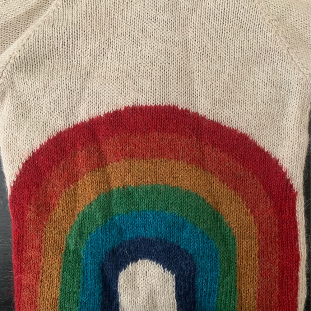 Oeuf Rainbow Hoodie Sweater